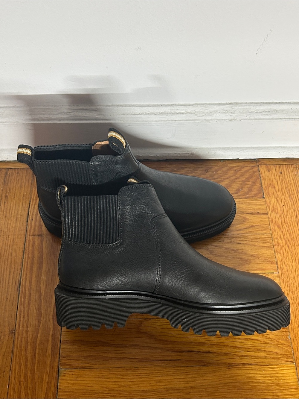 Madewell New Black Calvin Elastic Booties